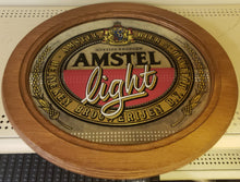 Load image into Gallery viewer, Vintage Beeco Van Muching Amstel Light Mirror Sign (20.75&quot; x 18.5&quot;)