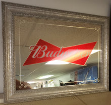 Load image into Gallery viewer, Vintage Anheuser-Busch 1088322 Iconic Refresh Budweiser Mirror Sign (24&quot; x 18&quot;)