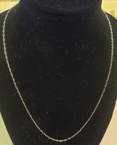 .62 dwt .925 sterling silver 18" necklace