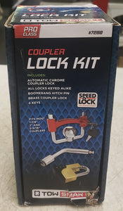 TowSmart 7288 Anti-Theft Coupler Lock Kit with 4 Keys