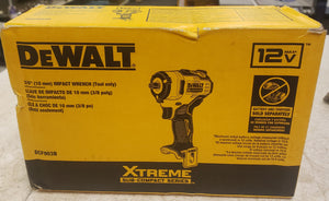 DeWALT DCF903B XTREME 12V MAX Brushless 3/8" Cordless Impact Wrench (Tool Only)