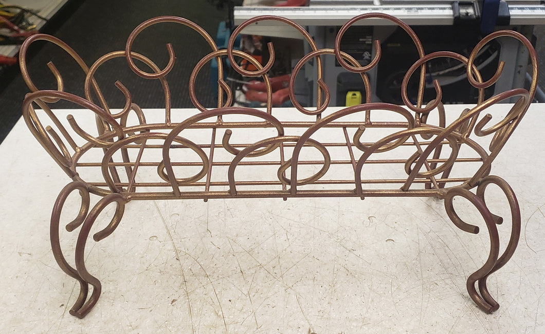 Wrought Iron Planter Basket 16-3/4