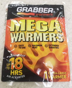 Grabber MEGA Warmers 18 Hour Extra-Large Hand Warmer