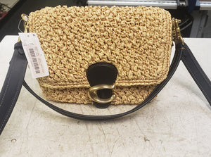 Coach Paper Straw Crossbody Bag