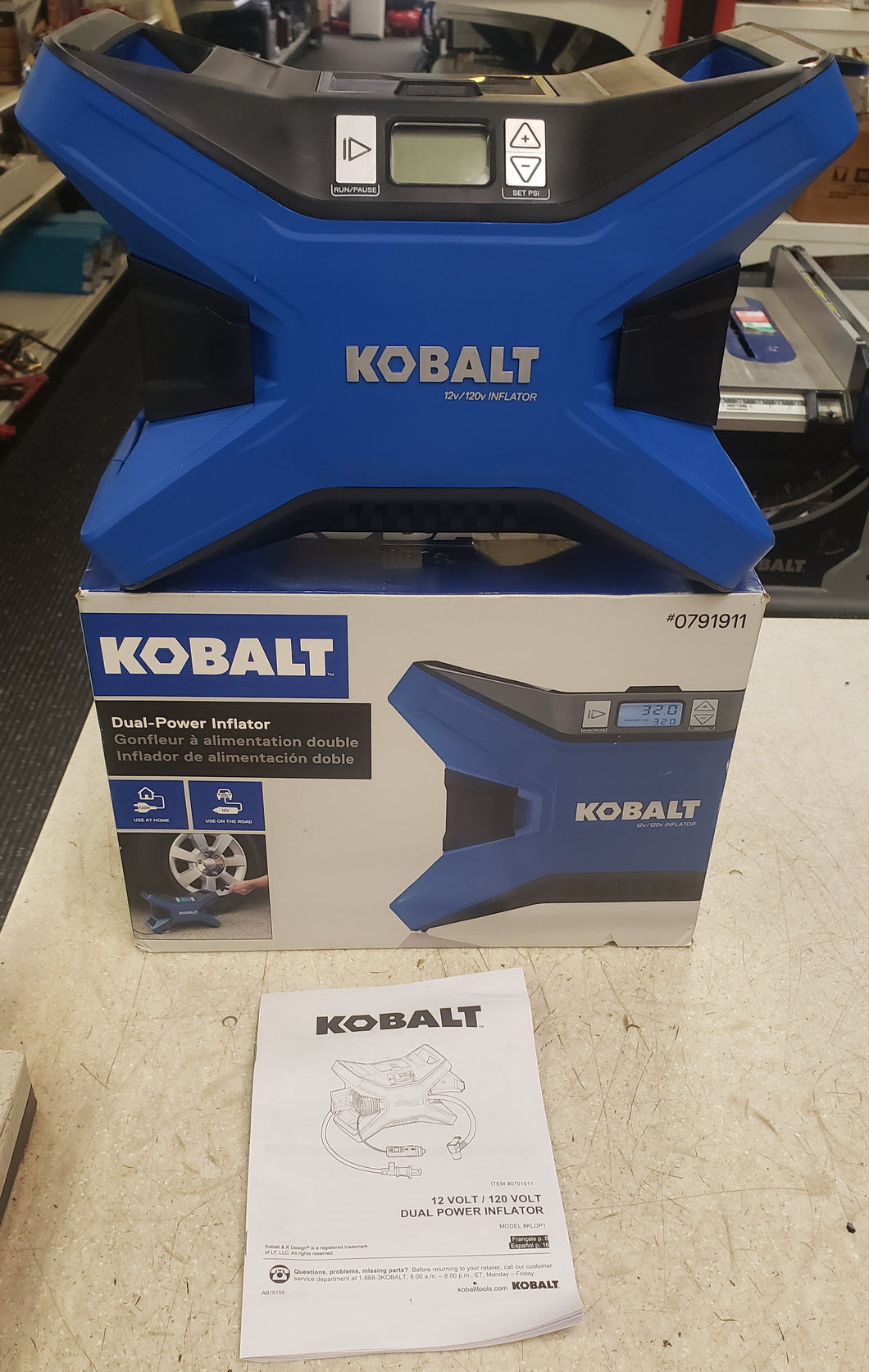 Kobalt KLDP1 120-volt Air Inflator