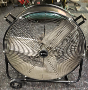 Utilitech SFDC2-600T 24" 120V 2-Speed High Velocity Indoor Black Industrial Fan