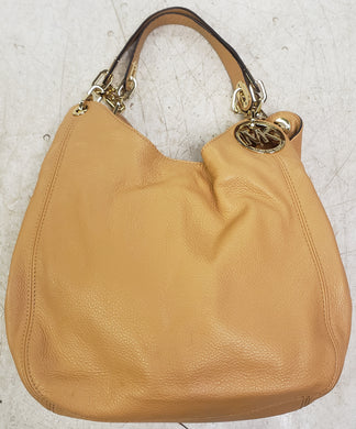 Michael Kors Fulton Shoulder Tote Purse - Peanut