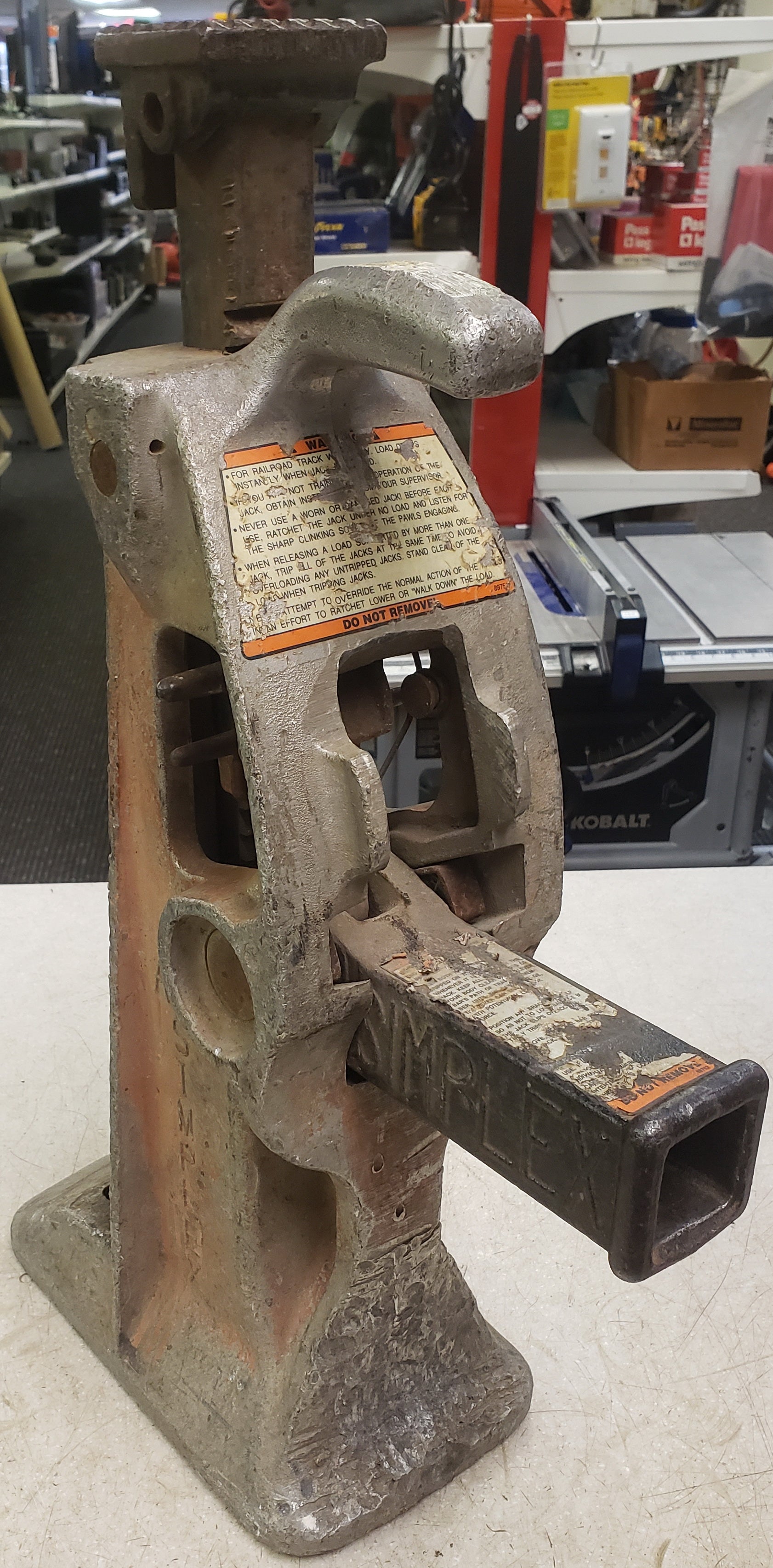 Simplex A17 15-Ton Aluminum Railroad Jack – Buy & Sell Outlet