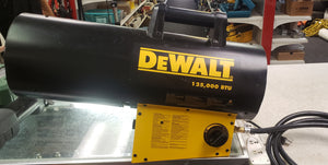 DeWALT DXH125FAVHC Forced Air Propane 125000-BTU Outdoor Portable Forced Air Propane Heater