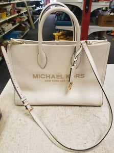 Michael Kors Leather Purse - White