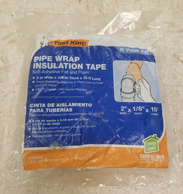 Frost King FV15H 2 in. x 15 ft. Foam and Foil Pipe Wrap Insulation Tape