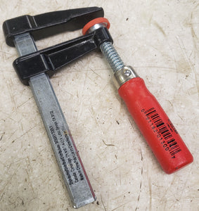 Bessey LM2.004 4" Capacity Light Weight Clamp with Die Cast Zinc Jaws and 2" Throat Depth