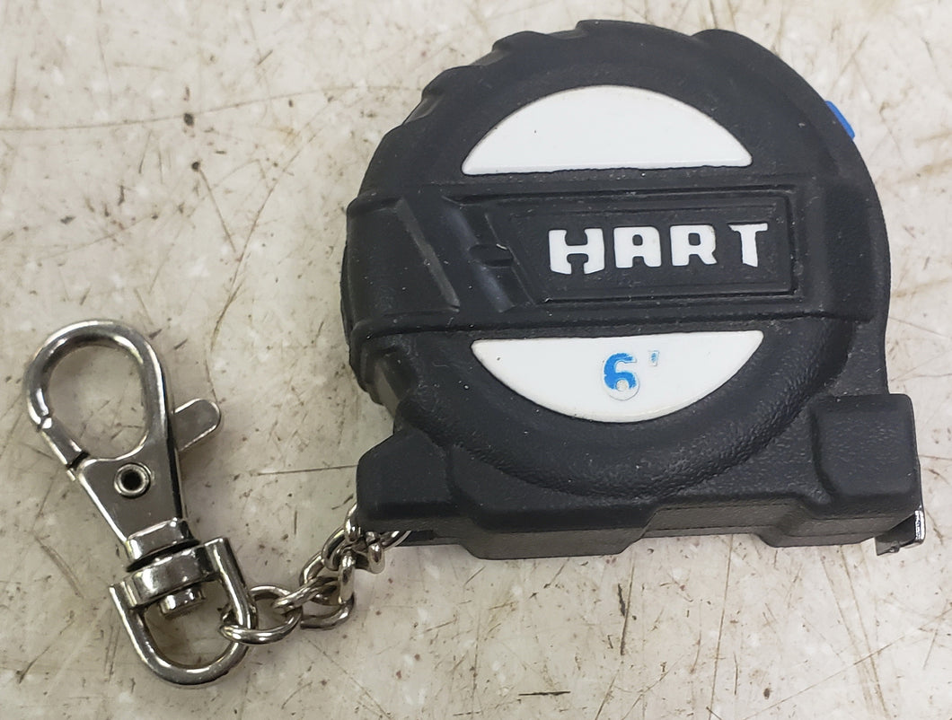 HART HHTM6 6' Compact Tape Measure Keychain