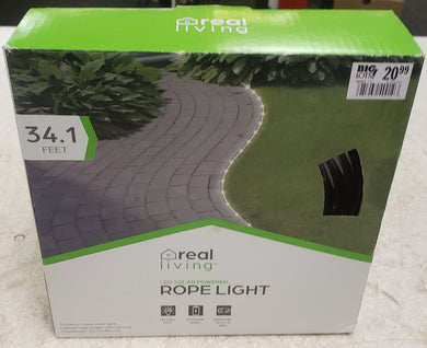 Real Living B-22 34.1 Feet Solar Rope Light