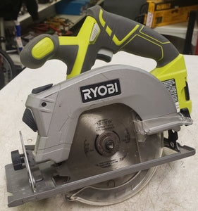 Ryobi P506 One+ Lithium Ion 18V 5 1/2" 4,700 RPM Cordless Circular Saw with Laser Guide