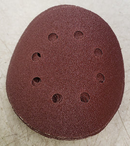 5" 60 Grit Hook and Loop Sanding Discs - QTY 17