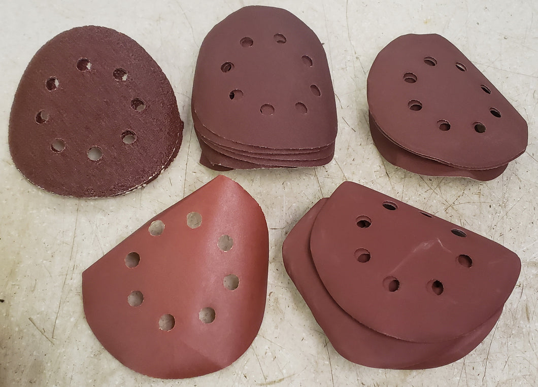 19 Misc Grit Hook and Loop Sanding Discs (3 P40, 7 P120, 3 P180, 1 P320, 5 P600)