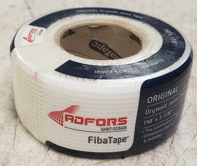 Saint-Gobain ADFORS FDW8660-U FibaTape Standard White 1-7/8 in. x 150 ft. Self-Adhesive Mesh Drywall Joint Tape