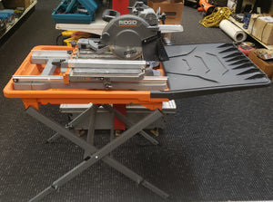 Ridgid R4041CN 12 Amp 8" Blade Corded Wet Tile Saw with Extended Rip