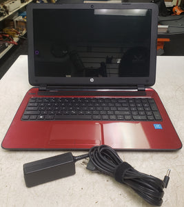 HP 15-f272wm 15.6" Laptop PC with Intel Pentium N3540 Processor, 4GB Memory, 500GB Hard Drive and Windows 10 Home Flyer - Red