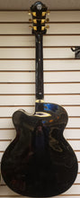 Load image into Gallery viewer, Oscar Schmidt OE40B Semi-Hollow Guitar with Hardshell Case - Black