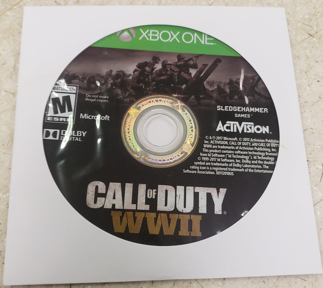 Call of Duty WWII Xbox One (game only)