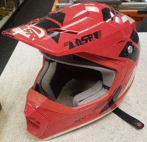 MSR REV-ONE Men's Red Motocross Helmet - Adult Large