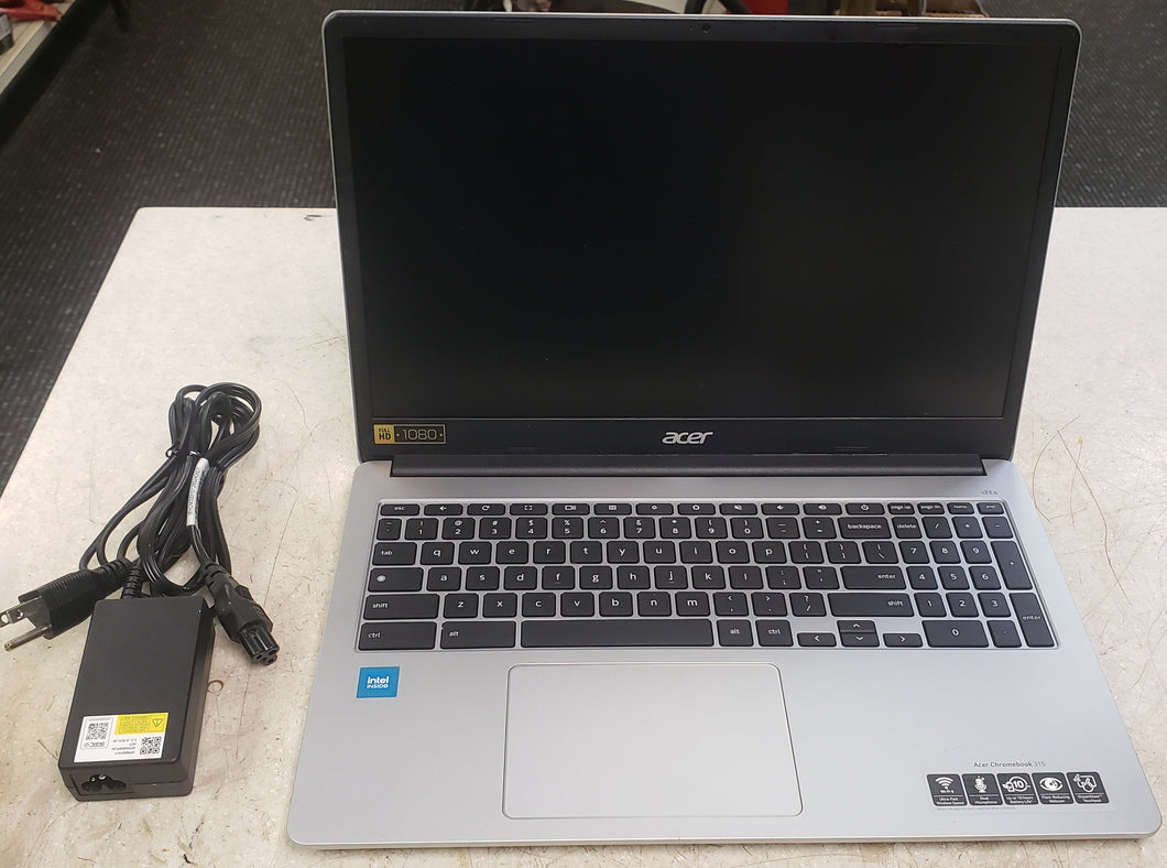 Acer Chromebook 315 CB315-4H Intel Celeron N4500 Chrome OS UHD Graphics 4GB RAM - 64GB eMMC 15.6