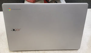 Acer Chromebook 315 CB315-4H Intel Celeron N4500 Chrome OS UHD Graphics 4GB RAM - 64GB eMMC 15.6" IPS 1920 x 1080 (Full HD) Wi-Fi 6 - pure silver