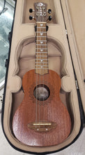 Load image into Gallery viewer, Luna UKE VMS EL Vintage Mahogany Soprano Ukulele A/E - Satin Natural