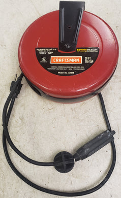 Craftsman 83928 Retractable 30' 3-Tap Extension Cord Reel