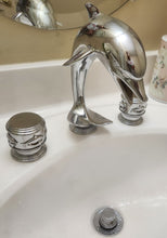 Load image into Gallery viewer, Vintage Brasstech Dolphin 2-Handle Bath Vanity Chrome Faucet