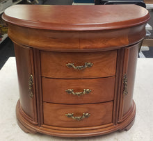 Load image into Gallery viewer, Cherry Wooden Jewelry Box (12&quot; H x 14&quot; W x 8&quot; D)