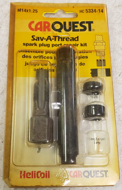 CarQuest 5334-14 M14x1.25 HeliCoil Sav-A-Thread Spark Plug Repair Kit