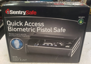 SentrySafe QAP1BE Quick Access Biometric Safe, .08 cu ft