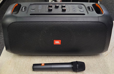 JBL PartyBox On-The-Go Portable Party Speaker with Mic