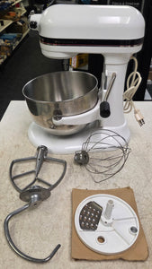 KitchenAid KP2671XWH Professional 6 Stand Mixer with Accessories - White