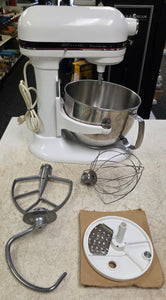 KitchenAid KP2671XWH Professional 6 Stand Mixer with Accessories - White