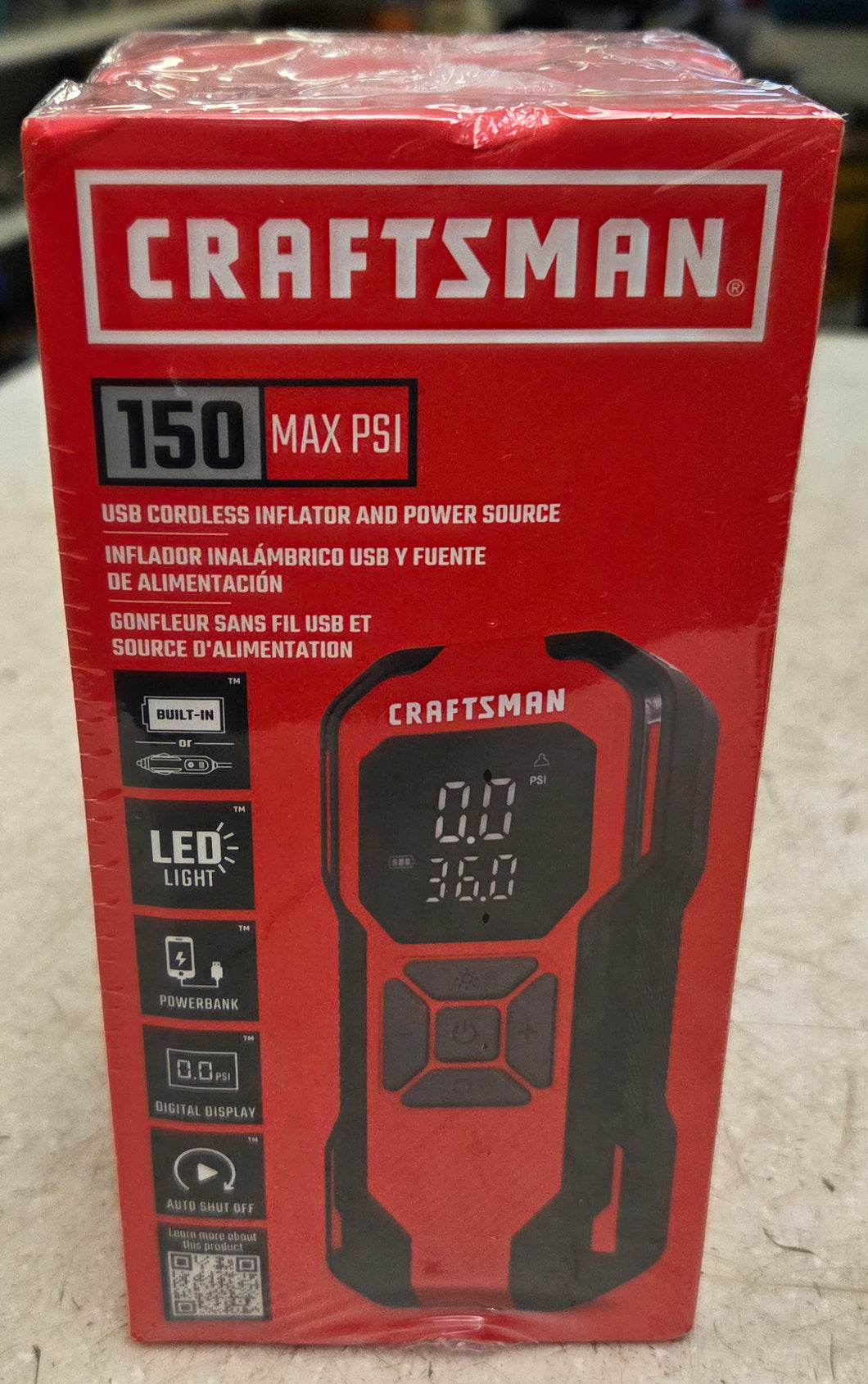 Craftsman CMXPTXA1201 Portable 12V Air Inflator