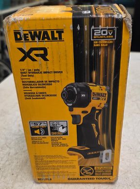 DeWALT DCF870B 20V XR Brushless Cordless 1/4 in. Quiet Hydraulic Impact Driver (Tool-Only)