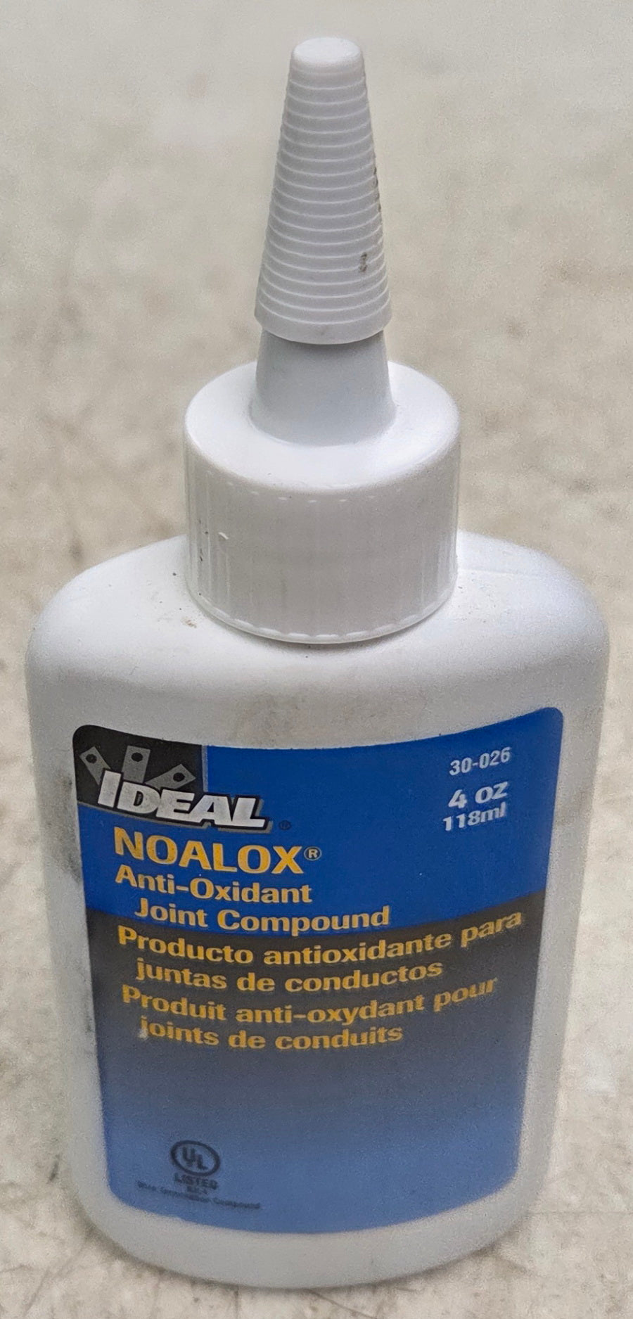 IDEAL 30-026 Noalox Anti-oxidant Compound (4 Oz. Bottle)