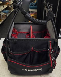 Husky 10" Electrician Tool Bag with Removable Tool Wall