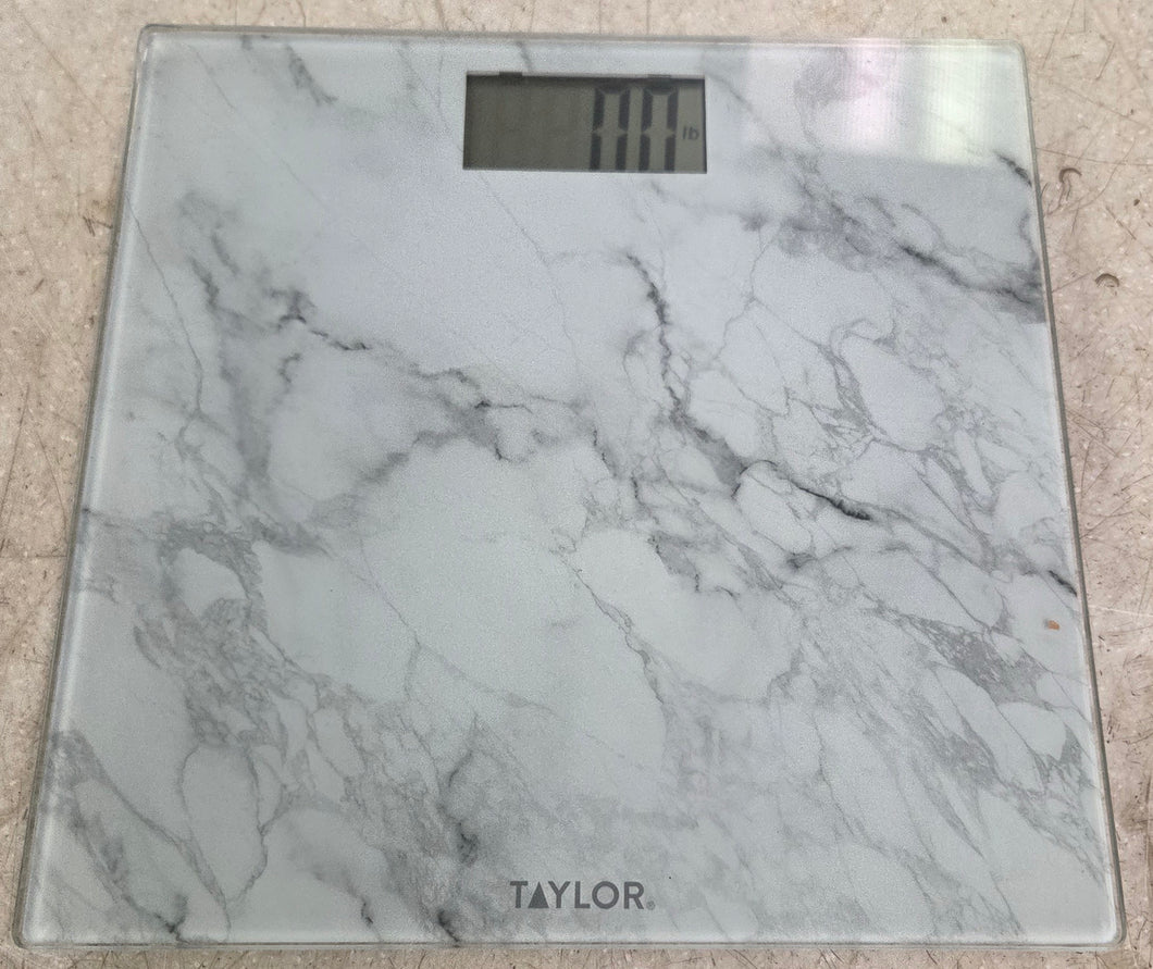 Taylor 5292795 Digital Glass Marble Bathroom Scale Scale for Body Weight