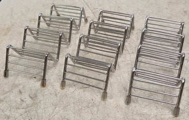 Set of 3 Stainless Steel 4-Taco Holders