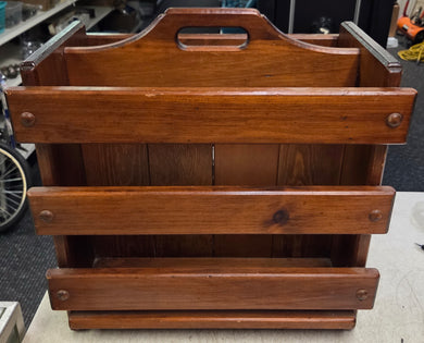 Wood Magazine Rack (18