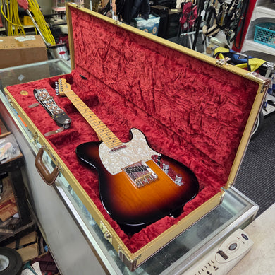 2012 Fender Telecaster American Standard Electric Guitar with Case - Sunburst (Upgrades)