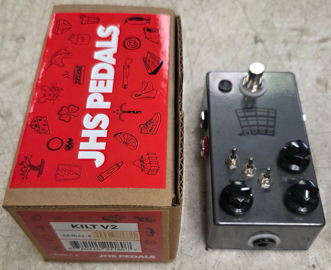 JHS Kilt V2 Overdrive/Fuzz/Distortion Guitar Effects Pedal