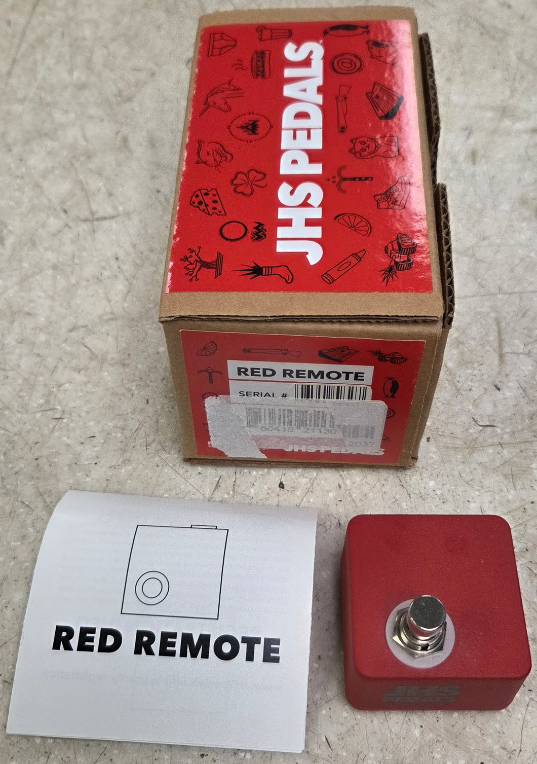 JHS Red Remote Guitar Pedal Foot Switch