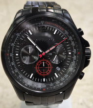 Load image into Gallery viewer, Michael Kors MK-9127 Pilot Chronograph Black Dial Black Steel Strap Watch For Men