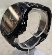 Load image into Gallery viewer, Michael Kors MK-9127 Pilot Chronograph Black Dial Black Steel Strap Watch For Men